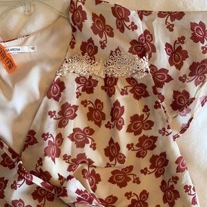 Tularosa Ashby Romper Floral Paisley from Revolve